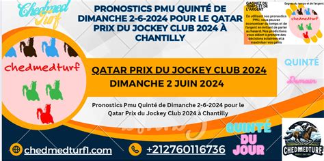 Le pronostic du Quinté PRIX JOCKEY.